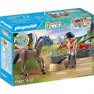 Playmobil Horse of Waterfall - Kowal Ben i Achilles 71357
