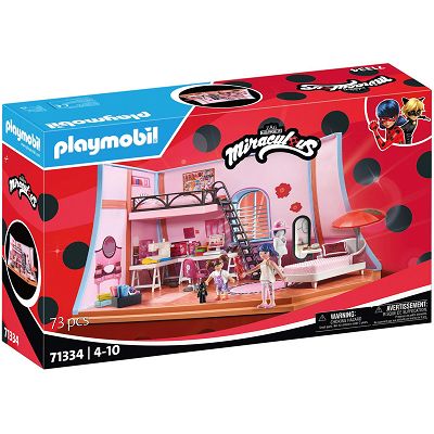 Playmobil Miraculous Poddasze Marinette 71334