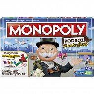 Hasbro - Monopoly Podróż dookoła Świata z pieczątkami Polska Wersja F4007