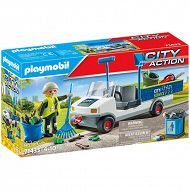 Playmobil - Sprzątanie miasta samochodem elektrycznym 71433