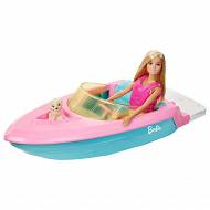 Barbie Motorówka + wakacyjna lalka GRG30